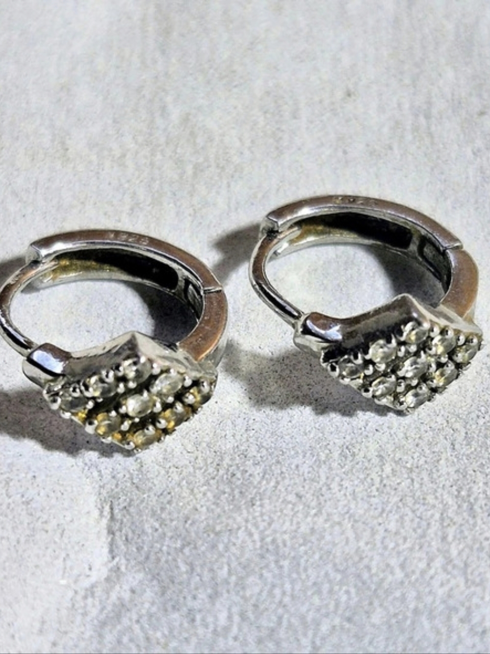Sterling Silver Huggie Hoops Earrings